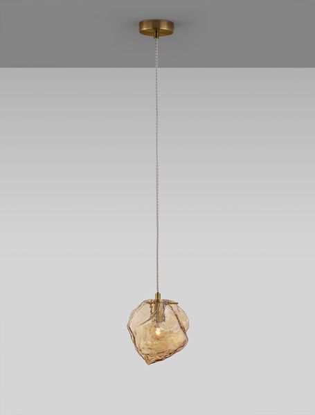 Nova Luce ODELLE Pendelleuchte E14 Gold 120x18cm dimmbar 9009253