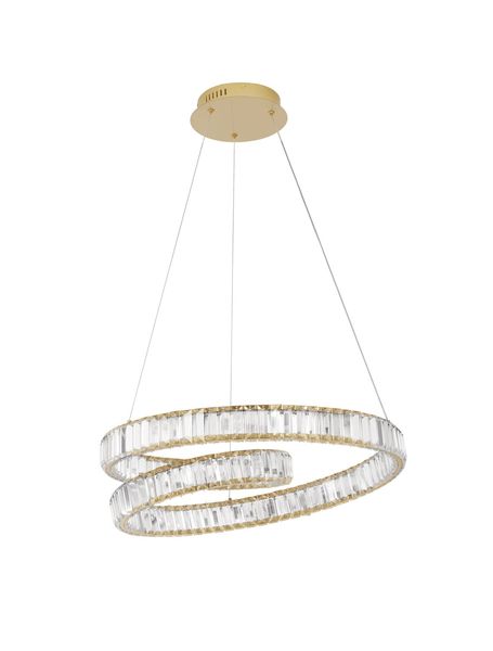 Nova Luce CONCETO LED Pendelleuchte Gold 50W Neutralweiss 120x60cm dimmbar 9019721