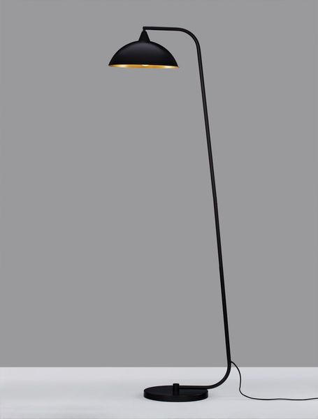 Nova Luce MIRBA Stehlampe E27 Schwarz 160x27cm 9035982