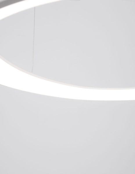 Nova Luce ESTEVA LED Pendelleuchte Weiß 47W Warmweiss 150x65cm dimmbar 9053551