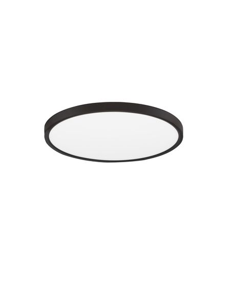 Nova Luce DIXIE LED Deckenleuchte Schwarz 36W Steuerbare Lichtfarbe 2,5x40cm 9060191