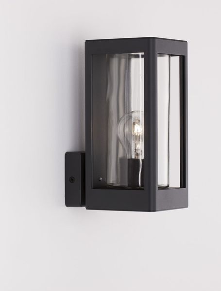 Nova Luce FIGO Wandleuchte E27 Grau 12W IP54 11x15x24,5cm 9060192