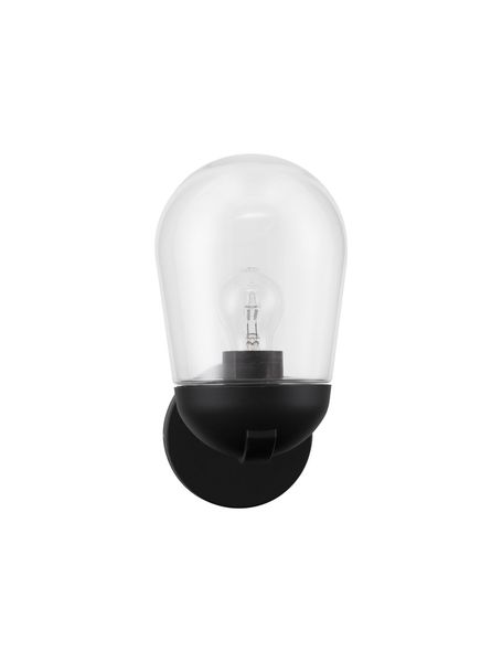 Nova Luce OMIKA Wandleuchte E27 Grau 12W IP54 15x18,5x28cm dimmbar 9060194