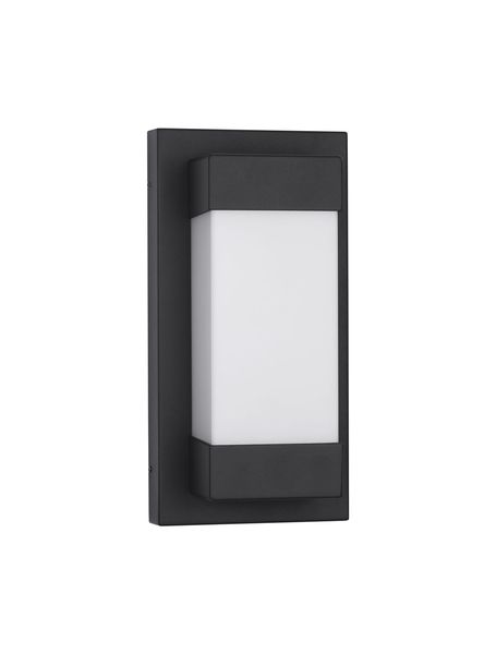 Nova Luce LETO LED Wandleuchte Schwarz 18W IP65 Warmweiss 14,5x10,2x29cm 9060203