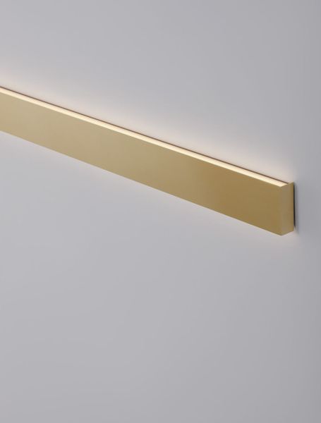 Nova Luce SELINE LED Wandleuchte Gold 36W Warmweiss 90x2,7x7,5cm 9060912