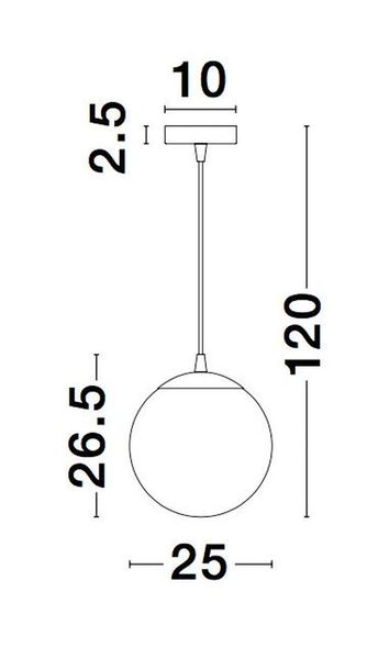 Nova Luce NAZIO Pendelleuchte E27 Kupfer 120x25cm dimmbar 9080251