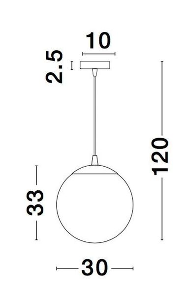 Nova Luce LAZIONE Pendelleuchte E27 Chrom 120x30cm dimmbar 9080300