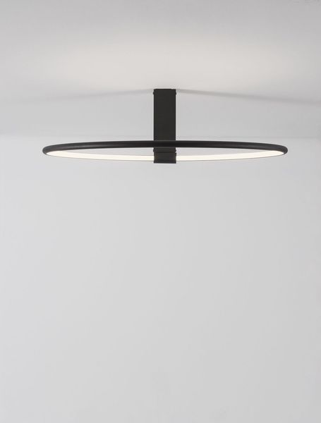 Nova Luce GARVE LED Pendelleuchte Schwarz 35W Warmweiss 20x60cm dimmbar 9085243