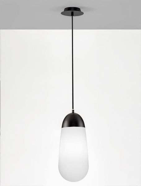 Nova Luce BLAKY Pendelleuchte E14 Schwarz 246x18cm dimmbar 9092824