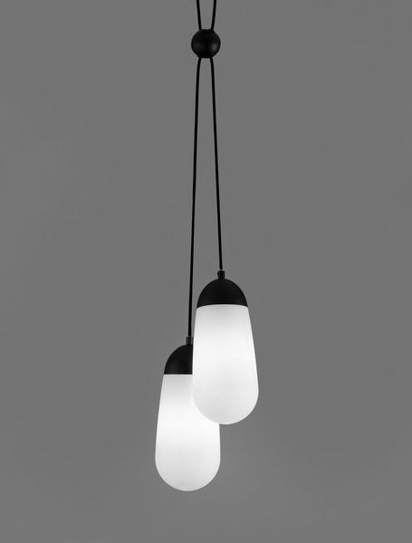 Nova Luce BLAKY Pendelleuchte E14 2-fach Schwarz 150x25,2cm dimmbar 9092825