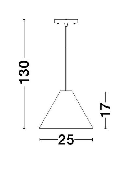 Nova Luce WERA Pendelleuchte E27 Graubraun 130x25cm dimmbar 9125062