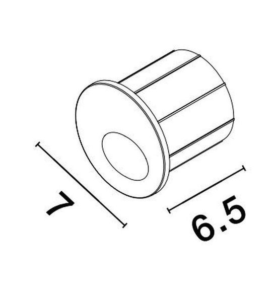 Nova Luce CIRCE LED Wandeinbauleuchte Weiß 3W IP54 Warmweiss 6,5x6,5x5,5cm 9136188