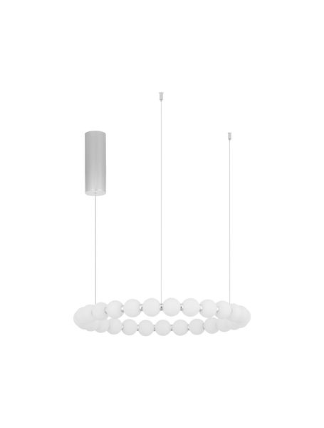 Nova Luce PERLA LED Pendelleuchte Chrom 56W Warmweiss 200x62cm dimmbar 9186916