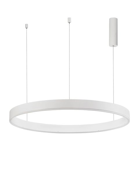 Nova Luce MOTIF LED Pendelleuchte Weiß 60W Warmweiss 200x100cm dimmbar 9190755