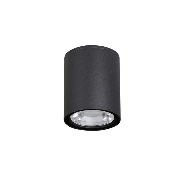 Nova Luce CECI LED Deckenleuchte Schwarz 6W IP65 Warmweiss 9x9x11cm 9200611