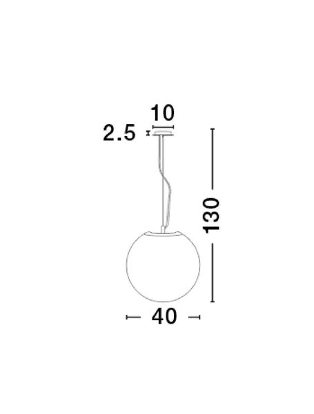 Nova Luce NEVOSO Pendelleuchte E27 Weiß 130x40cm dimmbar 920422