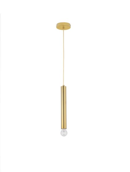 Nova Luce NORWAY Pendelleuchte E27 Gold 180x4,5cm dimmbar 9287947