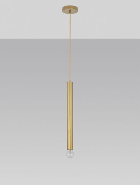 Nova Luce NORWAY Pendelleuchte E27 Gold 180x4,5cm dimmbar 9287948