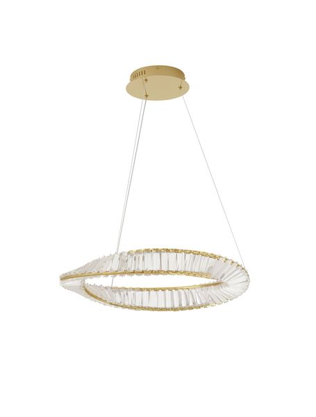 Nova Luce AURELIA LED Pendelleuchte Gold 36W Neutralweiss 120x60cm dimmbar 9333061