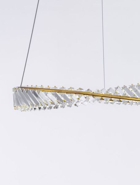 Nova Luce AURELIA LED Pendelleuchte Gold 36W Neutralweiss 120x60cm dimmbar 9333061