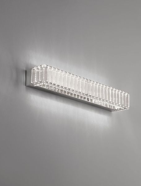 Nova Luce AURELIA LED Wandleuchte Chrom 19W Neutralweiss 12x7,6x60cm 9333064