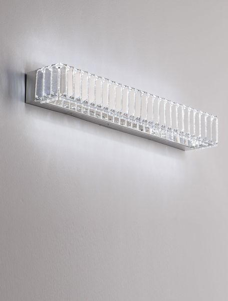 Nova Luce AURELIA LED Wandleuchte Chrom 19W Neutralweiss 12x7,6x60cm 9333064