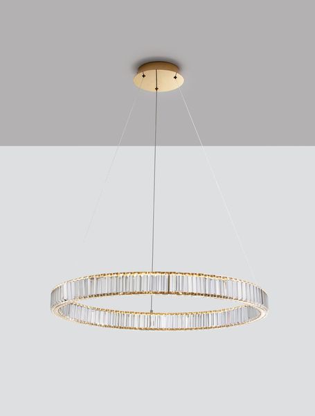 Nova Luce AURELIA LED Pendelleuchte Gold 47W Neutralweiss 150x80cm dimmbar 9333076