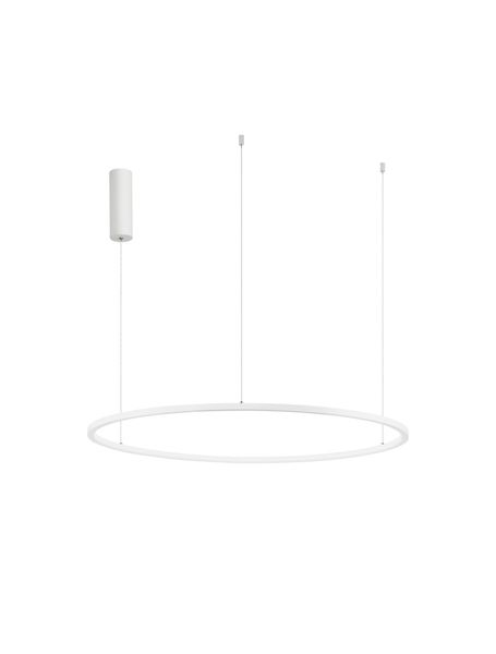 Nova Luce TARQUIN LED Pendelleuchte Weiß 46W Warmweiss 200x80cm dimmbar 9345604