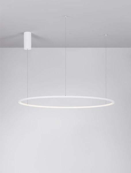 Nova Luce TARQUIN LED Pendelleuchte Weiß 59W Warmweiss 200x100cm dimmbar 9345608