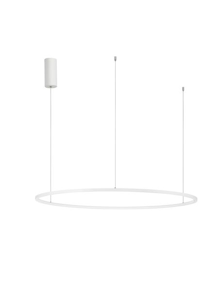 Nova Luce TARQUIN LED Pendelleuchte Weiß 59W Warmweiss 200x100cm dimmbar 9345608