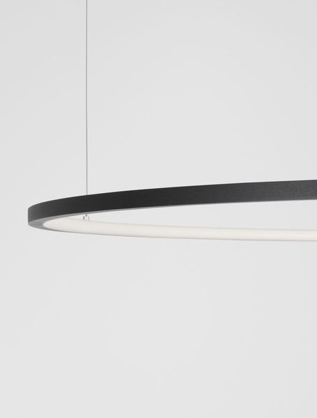 Nova Luce TARQUIN LED Pendelleuchte Schwarz 59W Warmweiss 200x100cm dimmbar 9345609