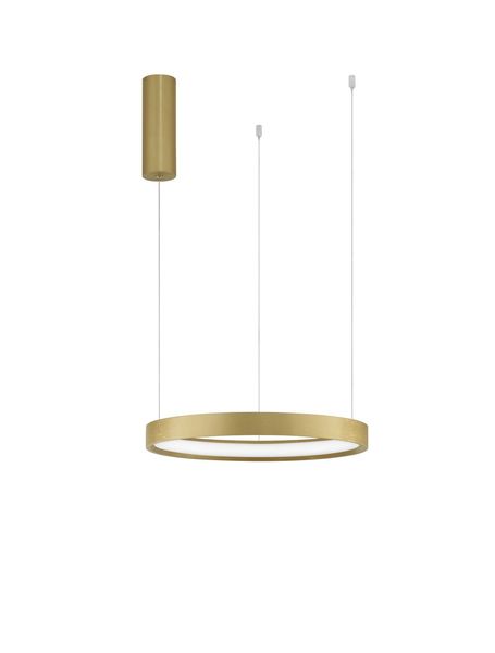 Nova Luce PERRINE LED Pendelleuchte Gold 22W Warmweiss 150x40cm dimmbar 9345615