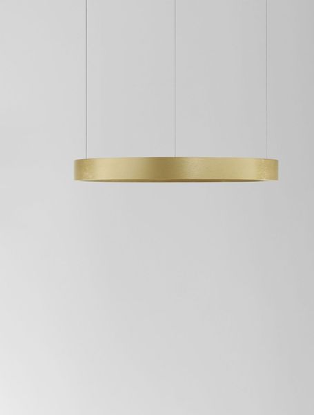 Nova Luce PERRINE LED Pendelleuchte Gold 22W Warmweiss 150x40cm dimmbar 9345615