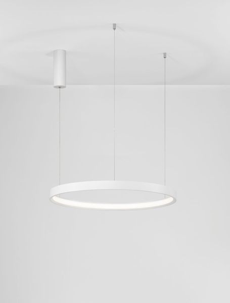 Nova Luce PERRINE LED Pendelleuchte Weiß 40W Warmweiss 150x60cm dimmbar 9345617