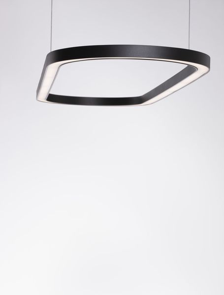 Nova Luce CUPPE LED Pendelleuchte Schwarz 56W Warmweiss 120x35x200cm dimmbar 9345624