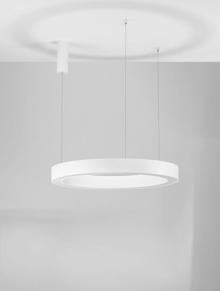 Nova Luce MORBIDO LED Pendelleuchte Weiß 59W Steuerbare Lichtfarbe 200x80cm dimmbar 9345641