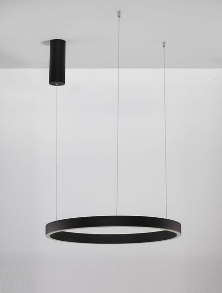 Nova Luce ELOWEN LED Pendelleuchte Schwarz 60W Warmweiss 150x60cm dimmbar 9345660