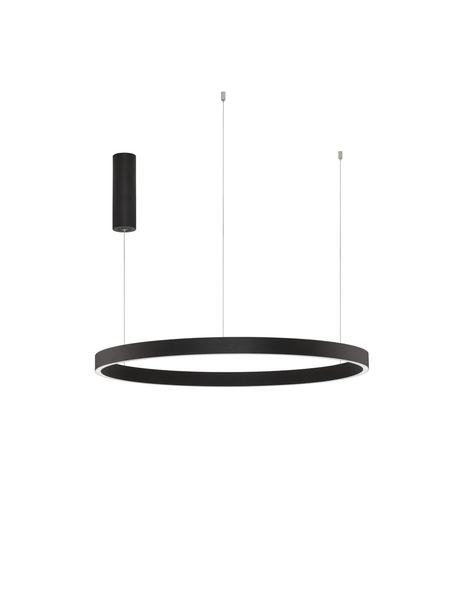 Nova Luce ELOWEN LED Pendelleuchte Schwarz 77W Warmweiss 150x80cm dimmbar 9345664