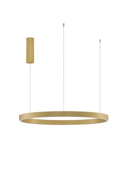 Nova Luce ELOWEN LED Pendelleuchte Gold 77W Warmweiss 150x80cm dimmbar 9345665