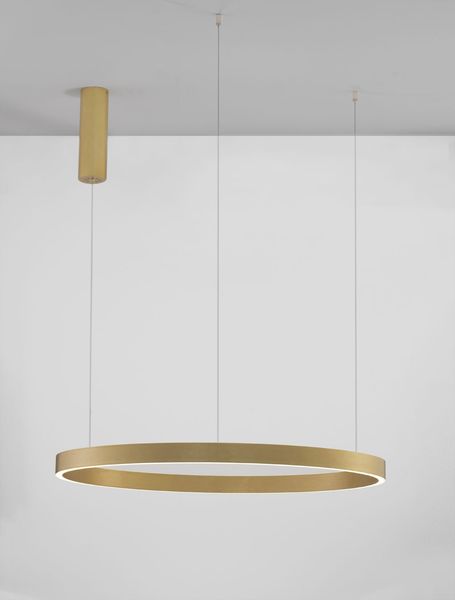 Nova Luce ELOWEN LED Pendelleuchte Gold 77W Warmweiss 150x80cm dimmbar 9345665