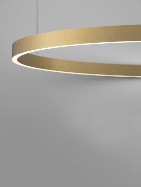 Nova Luce ELOWEN LED Pendelleuchte Gold 106W Warmweiss 200x98cm dimmbar 9345669