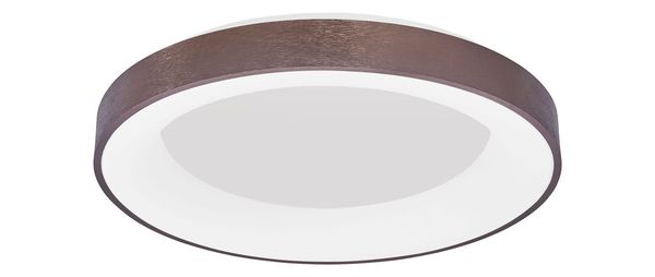 Nova Luce RANDO THIN LED Deckenleuchte Kaffeebraun 50W Warmweiss 9x60cm dimmbar 9353855