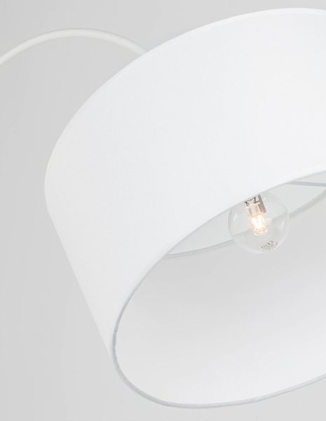 Nova Luce SAMA Stehlampe E27 Weiß 90x34x180cm 9401653