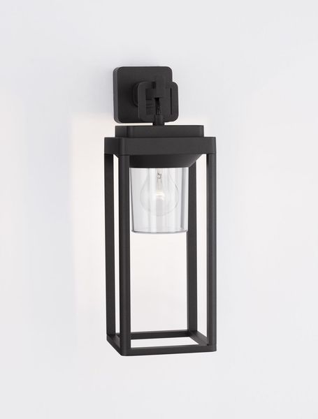 Nova Luce FIGO Wandleuchte E27 Anthrazit 12W IP65 14,5x20,5x43cm dimmbar 9492500