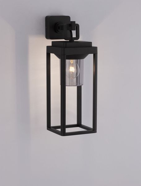 Nova Luce FIGO Wandleuchte E27 Anthrazit 12W IP65 14,5x20,5x43cm dimmbar 9492500