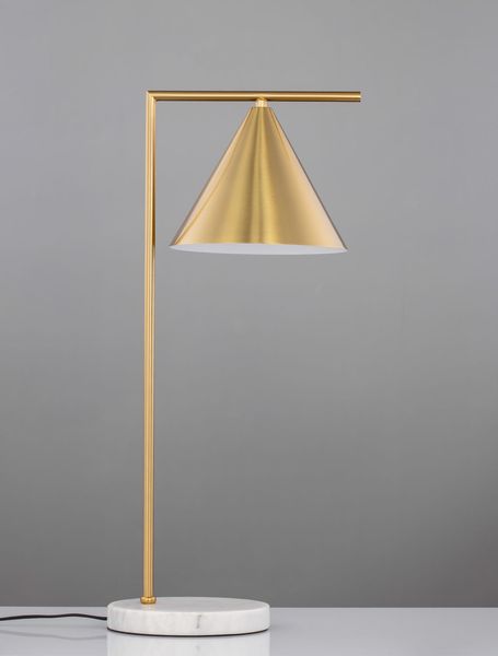 Nova Luce SWAY Tischleuchte E27 Gold 19x26x60cm 9501235