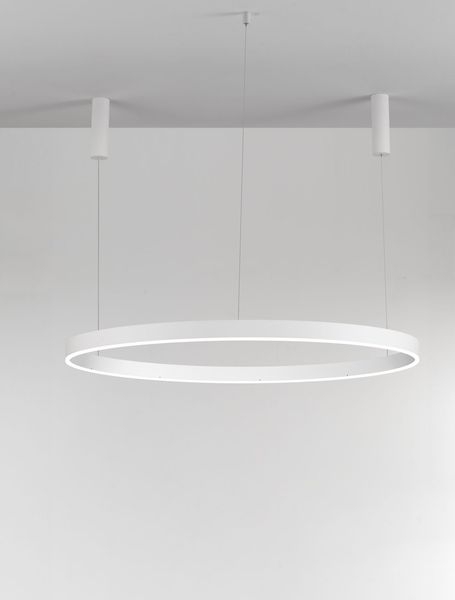 Nova Luce MOTIF LED Pendelleuchte Weiß 72W Warmweiss 250x120cm dimmbar 9530200