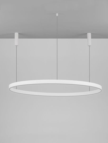 Nova Luce MOTIF LED Pendelleuchte Weiß 80W Warmweiss 250x150cm dimmbar 9530203