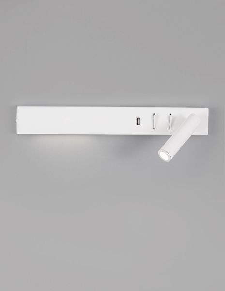 Nova Luce VIDA LED Wandleuchte Weiß 8W Warmweiss 35x10x8cm 9533523