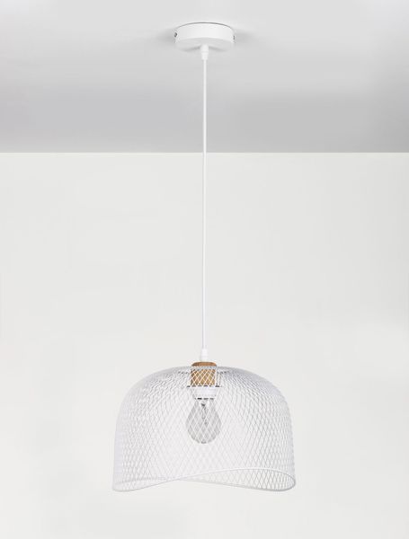 Nova Luce LYRON Pendelleuchte E27 Weiß 120x30cm dimmbar 9555802